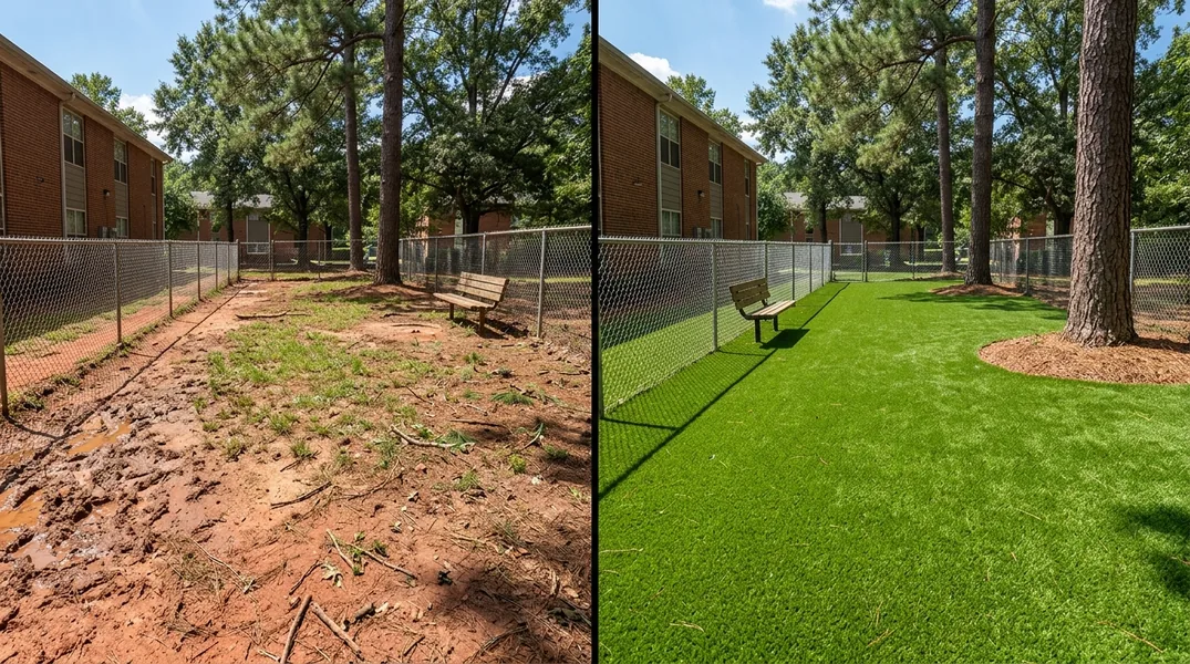 Artificial Grass on Red Georgia Clay: Base Prep, Drainage and Sloped Lots Done Right